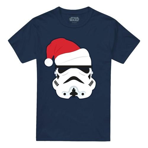 STAR WARS Unisex Adult Stormtrooper Santa Hat Christmas T-Shirt
