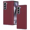 For Samsung Galaxy Z Fold5 5G Case Electroplating Lens Carbon Fiber Texture PC Phone Cover
