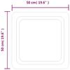 Vidaxl LED Bathroom Mirror, 50X50 Cm