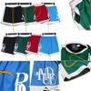 Auf Lager RHUDE Letter Print Lässige Colorblock Lockere Strandshorts