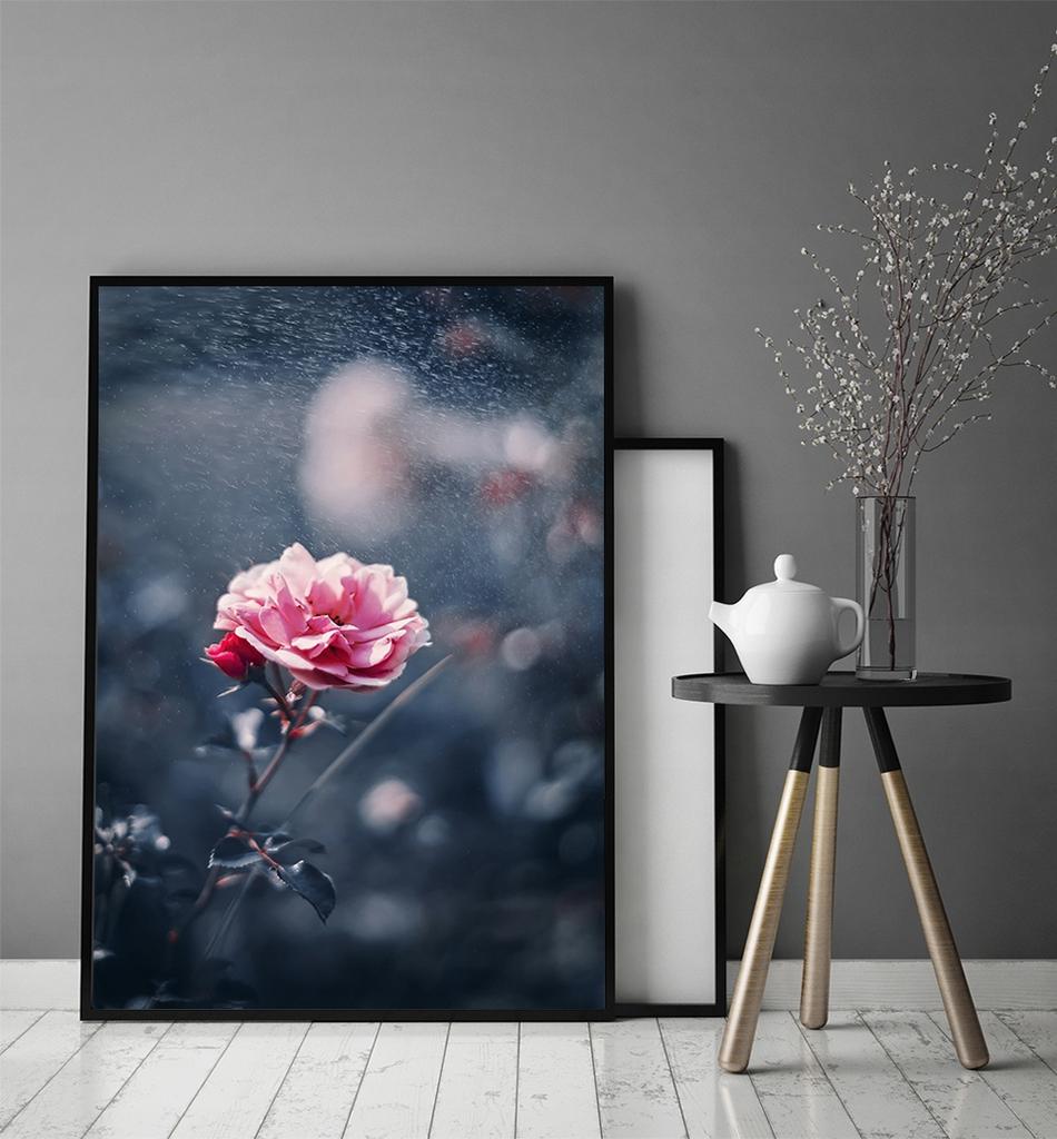 Obraz plakat w ramie 43x33 cm kwiat p1237