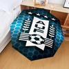 1PC Uruguay National Football Printed Umbrella Folding Umbrella, Automatic Umbrella 8-Frame for Travel, Camping Fan Gifts Christmas Gifts