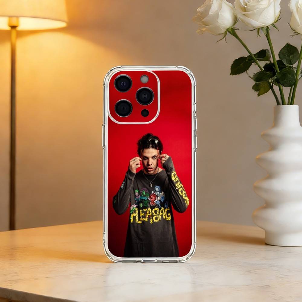 Singer Y-Yungblud YB Phone Case For iPhone 17 16 15 14 13 12 11 Mini Pro Max Plus Transparent Cover iPhone14