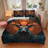 3pcs Deer Mandala Soft Comfortable Bedding Set, For Bedroom, Guest Room And Dorm, All Season Use, High-Definition Printing, Machine Washable 142