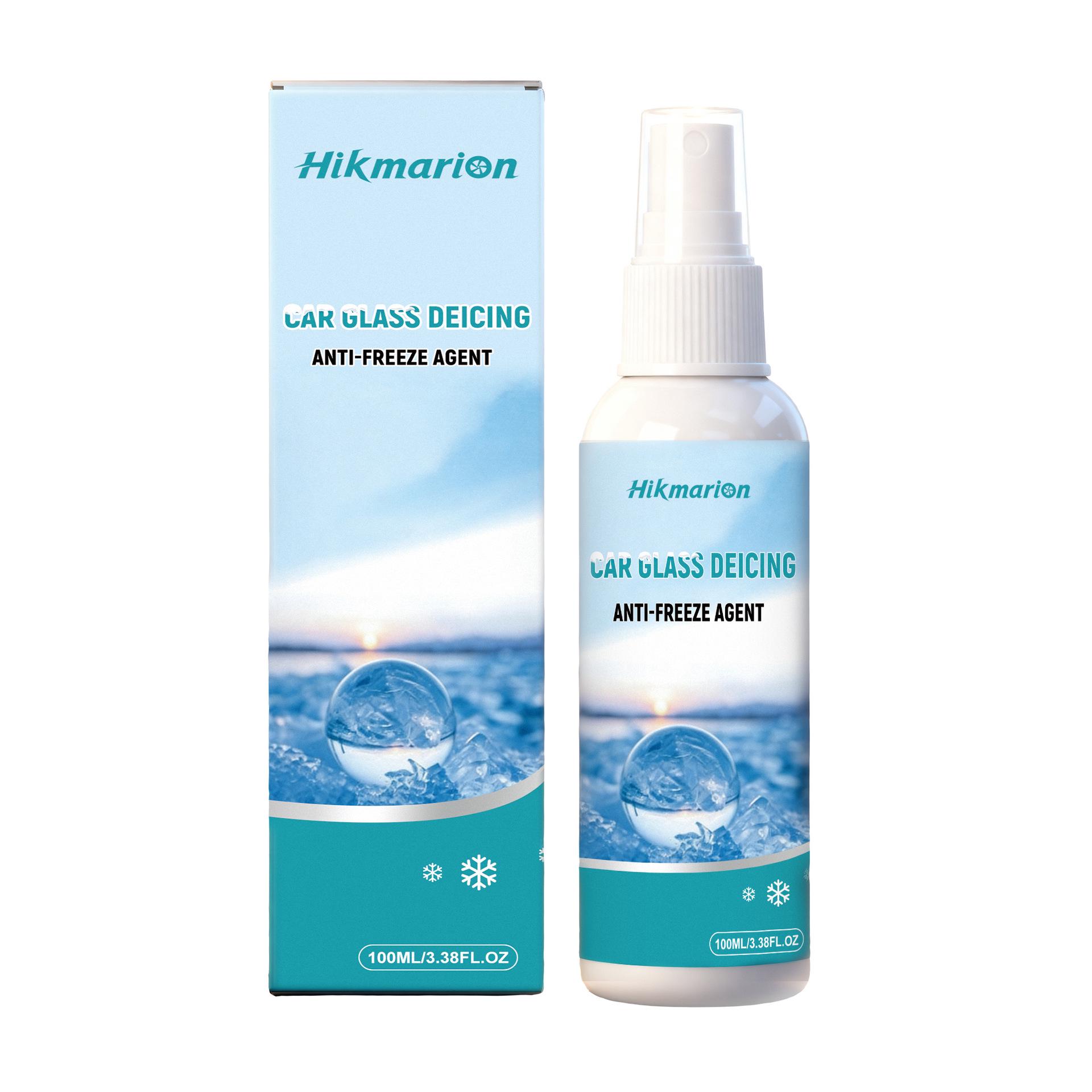 

Hikmarion Winter Car Glass De-icing Spray - Antifreeze for Snow Melting in Outdoor Scenes