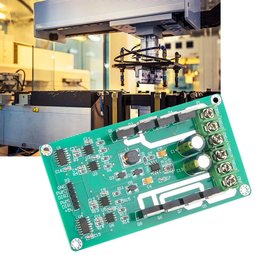 Dual Motor Driver Module Board H Bridge Driver Chip DC IRF3205 MOSFET 3 36V 10A Peak 30A