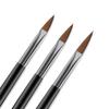 Acrylic Nail Brush Set, 3Pcs Powder Nail Brushes for Acrylic Application, Nail Art Brush for 3D Carving & Detailing Design, Nail Extension Manicure