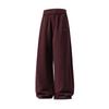 Pantaloni Casual Testurizzati da Uomo Autunno Gamba Dritta Larghi Pantaloni della Tuta alla Moda Sportivi