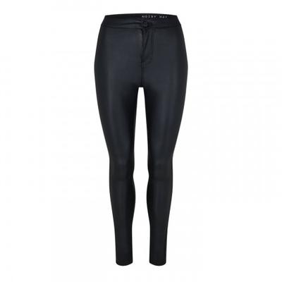 Noisy May Womens/Ladies Coated High Waist Trousers