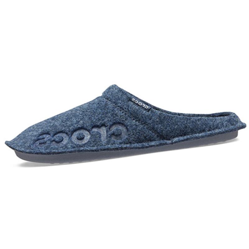 Crocs Lightweight Anti-Slip Slippers Unisex Deep Blue
