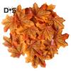 50 Uds. Hoja de arce Artificial de simulación de 8cm