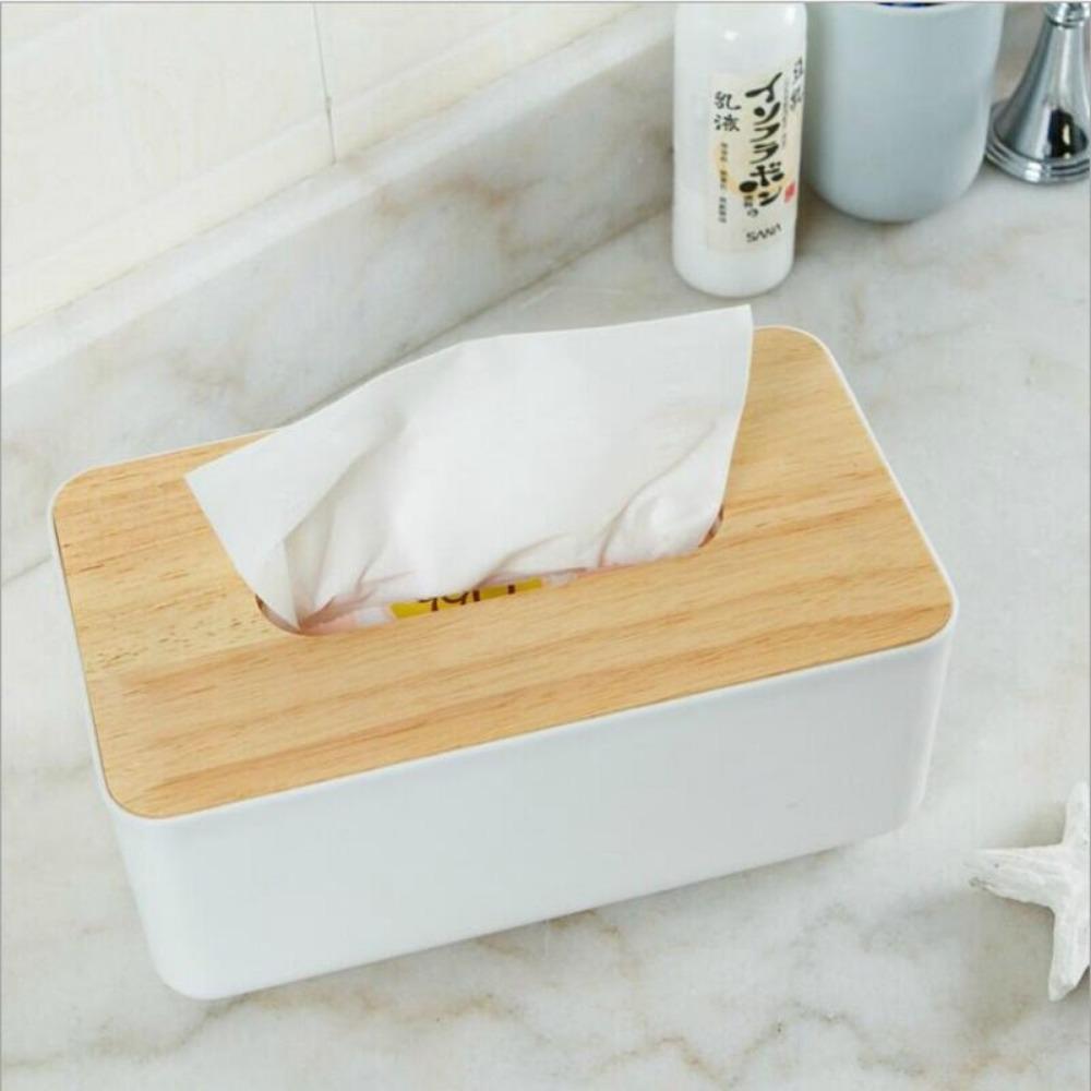 Portable Tissue Box Holder With Lid Removable Tissue Box Mini Tissue Storage Tube Holder Storage Box Desktop Napkin Organizer