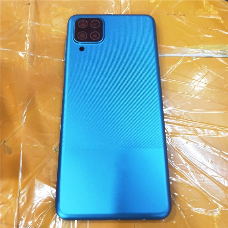 For Samsung Galaxy A12 A125 A125F SM-A125F Back Battery Cover Rear Housing Cover With Side Button Replacement Parts