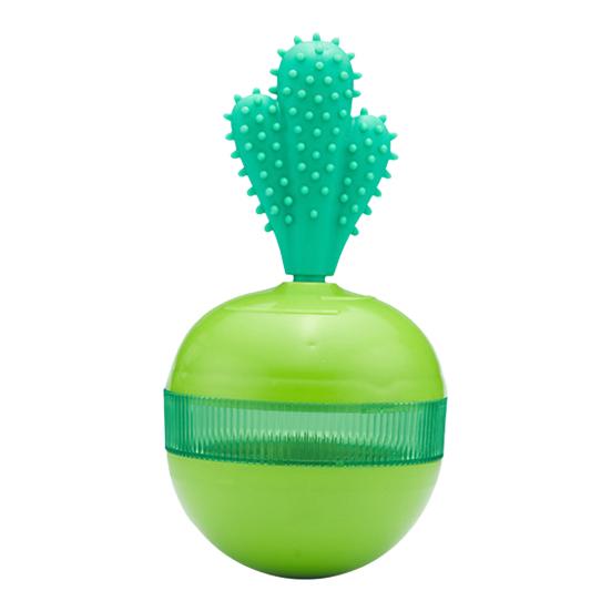 Interactive Dog Toy Textured Cactus Chew Toy Adjustable Dog Treat Dispenser Toy for Puppy Teething Boredom Relief Teeth Cleaning