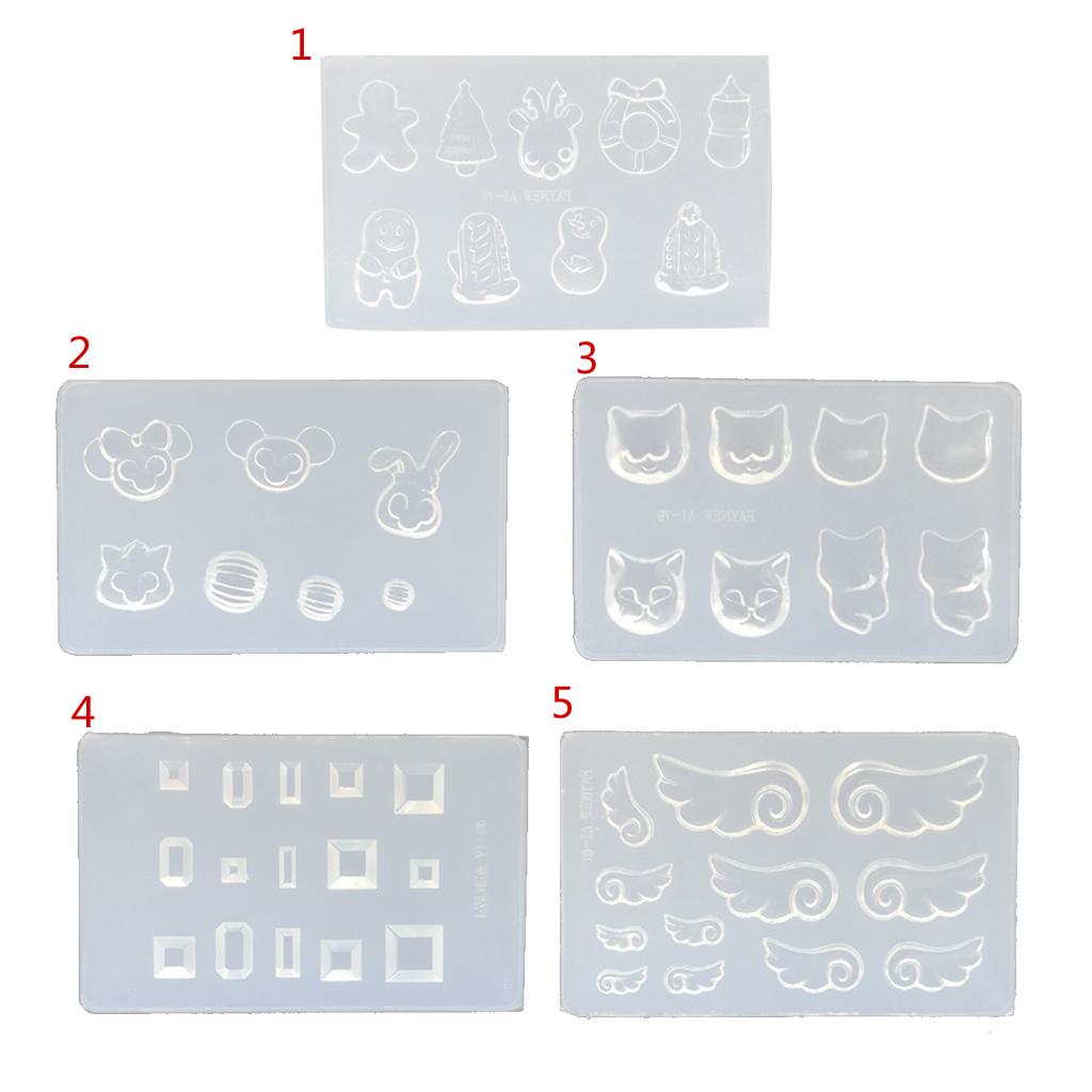 Silicone Rabbit Hanging Beads Molds DIY Pendant Jewellery Making Home Decor