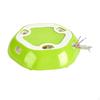 Indoor Interactive Cat Toy | Multiple Play Openings, with Streamers, for Apartments Orange