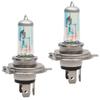 1/2 Pcs Super Bright Car Fog Light H4 Halogen Bulb 12V Car HeadLight Bulb Halogen Lamp Car HeadLight Replacement Bulb Truck SUV