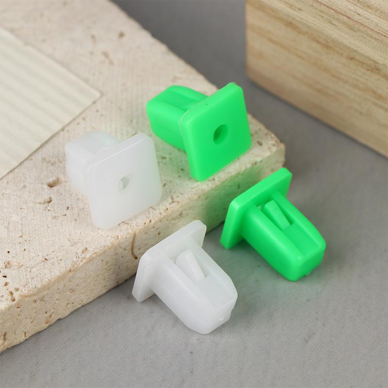 50 Stück Quadratische Auto-Befestigungselemente Auto-Stoßstangen-Clips Für Auto-Stoßstangen Push-Motorhauben-Kotflügel Auto-Türverkleidungs-Panel-Clips