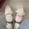 Pink Dexun double mesh shoes ugly cute summer new chic niche breathable sports Forrest Gump