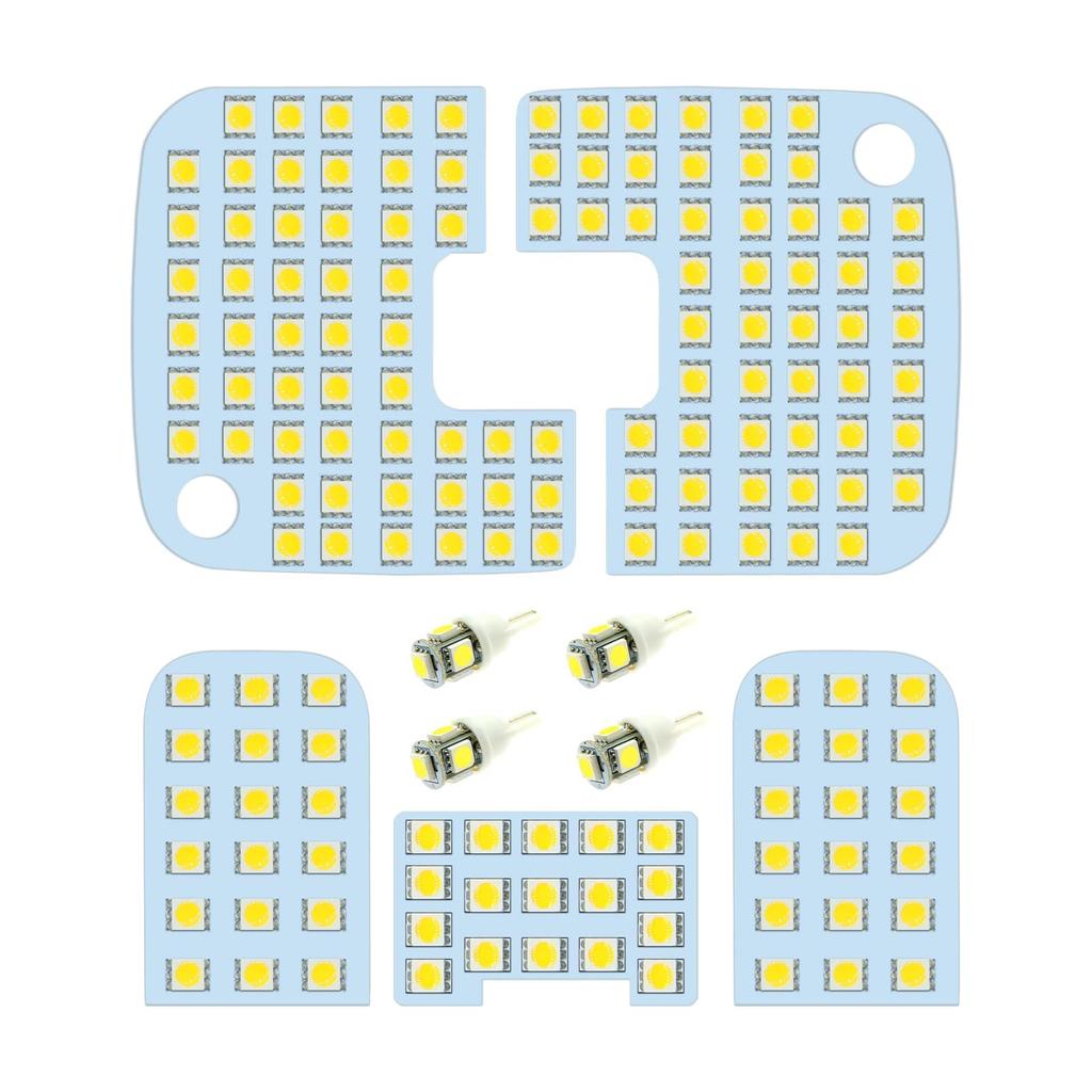 ZXREEK Caravan LED Room Lamps for Nissan NV350 GX E26 Specific 3 Chip 5050 177 Set DX, Series, Design, Bulbs, Bulbs, White, 6000K, 9-Piece