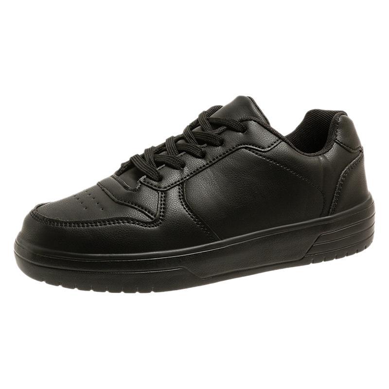 Board shoes men's spring leather surface breathable sports and leisure men's shoes youth trend versatile thick sole small white tide brand light