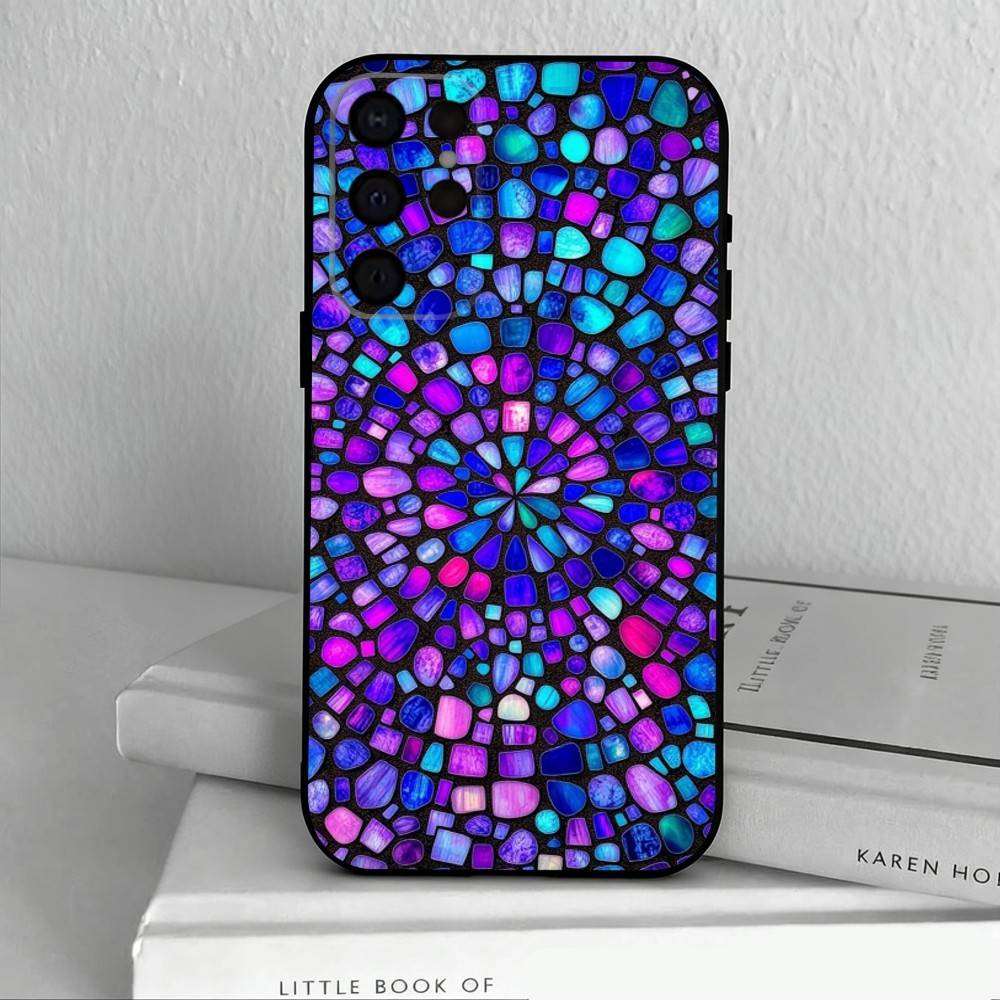 C-Kolorowy-L S-Szkło-S Etui Na Telefon Dla Samsung S25,S24,S21,S22,S23,S30,Ultra,S20,Plus,Inne Miękkie Czarne Etui