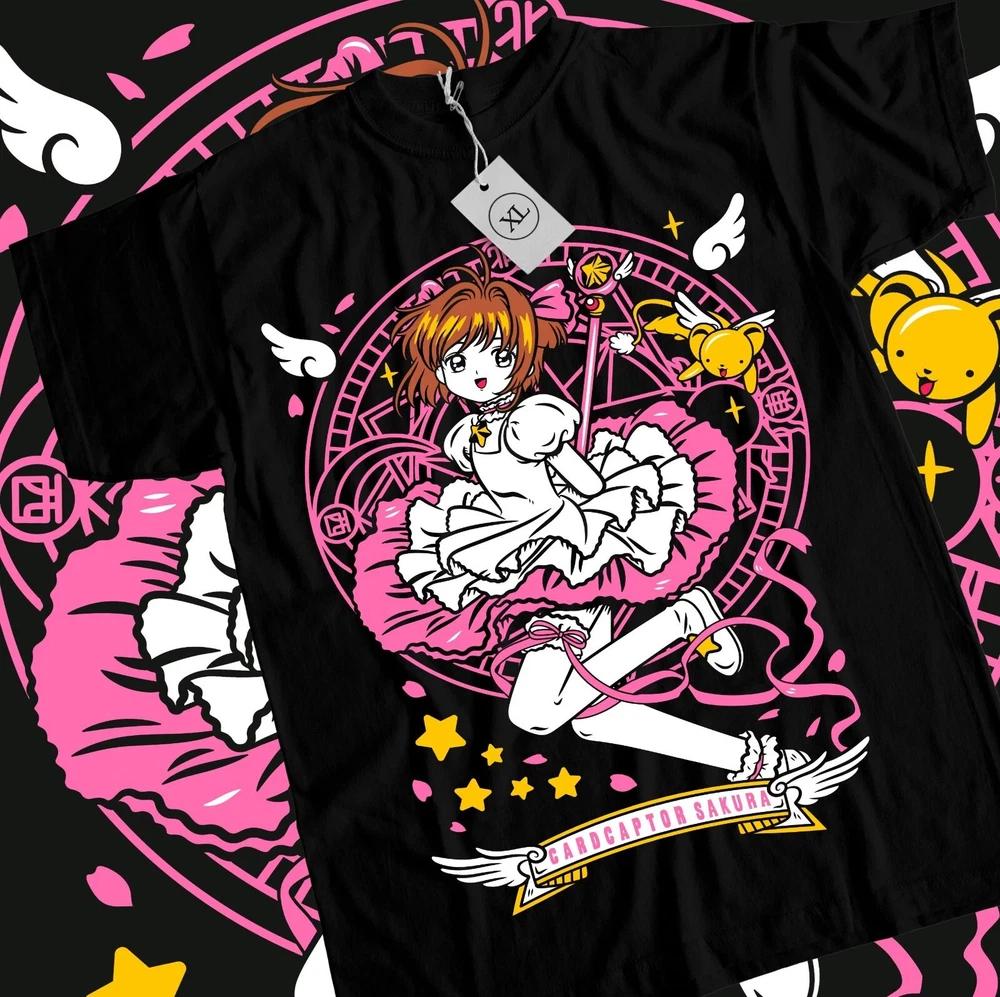 Caraptor Sakura Tshirt Waifu KeroChan Kawaii Anime Unisexga Gift Shirt All Size S