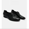 High-end Simple New Italian Light Luxury Cowhide Business Pointed Leather Shoes Fashionable Genuine Leather Men's Shoes