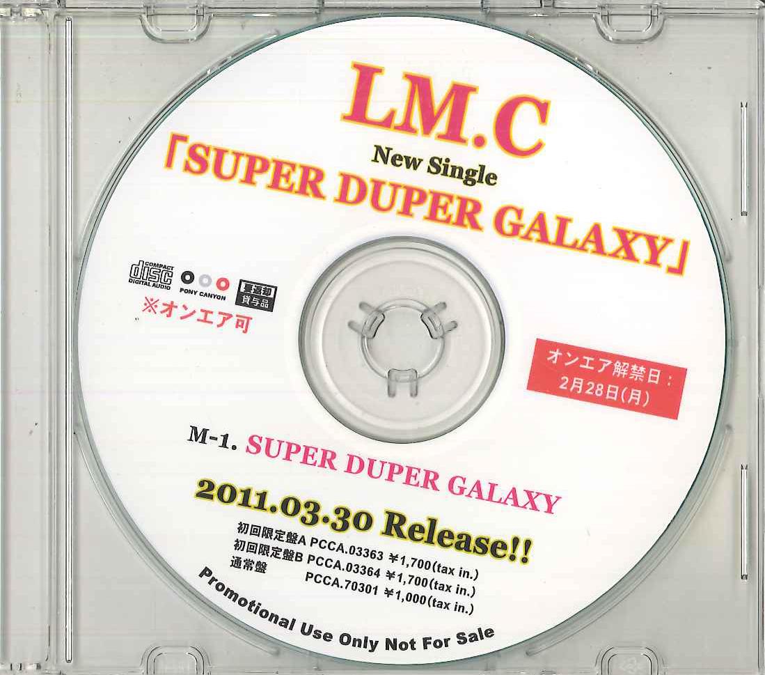 

CD LM.C - Super Duper Galaxy NONE PONY CANYON 2011 Japan Japanese Pop/Rock Used