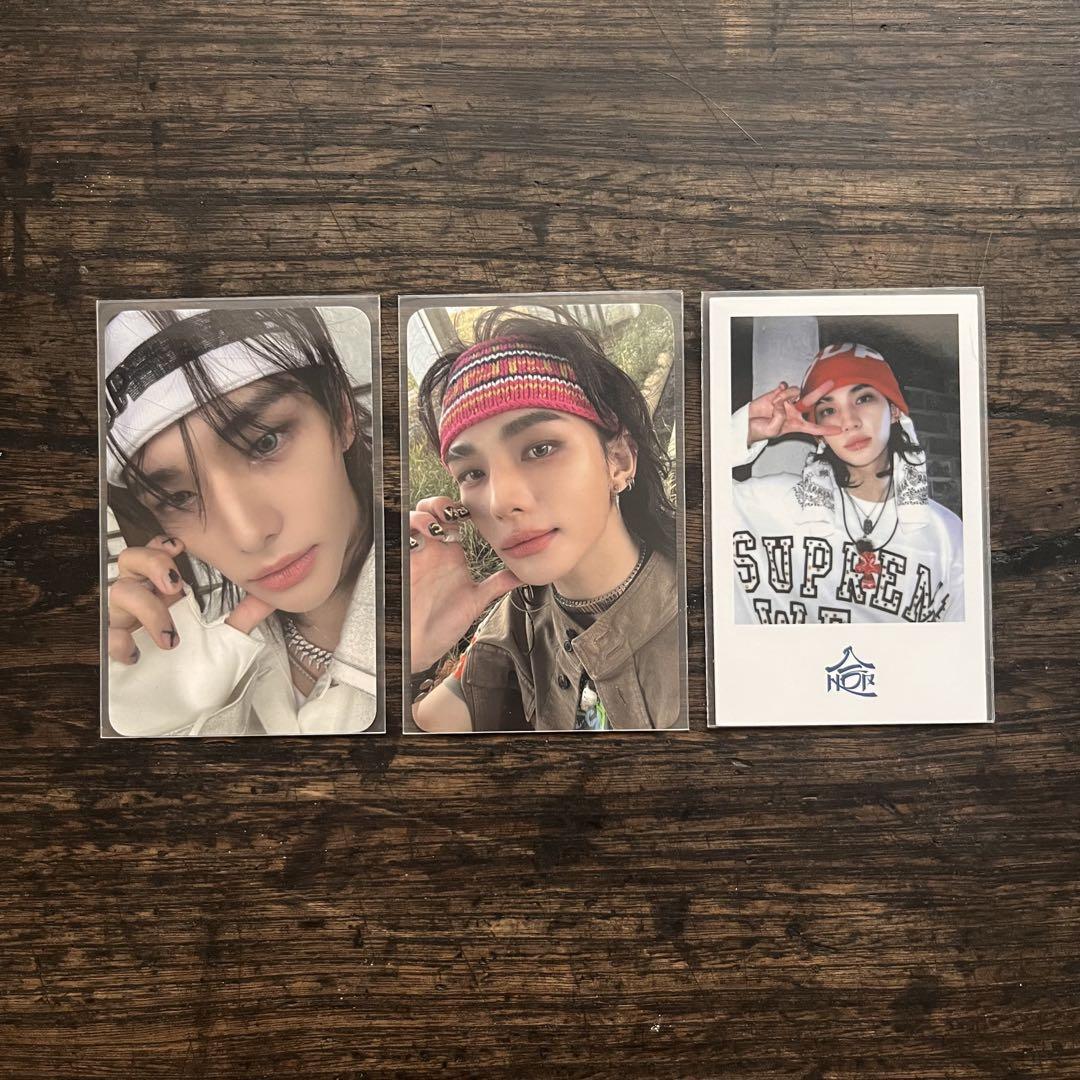 

[USED] Official StrayKids Hyunjin HOP Trading Card Polaroid Set