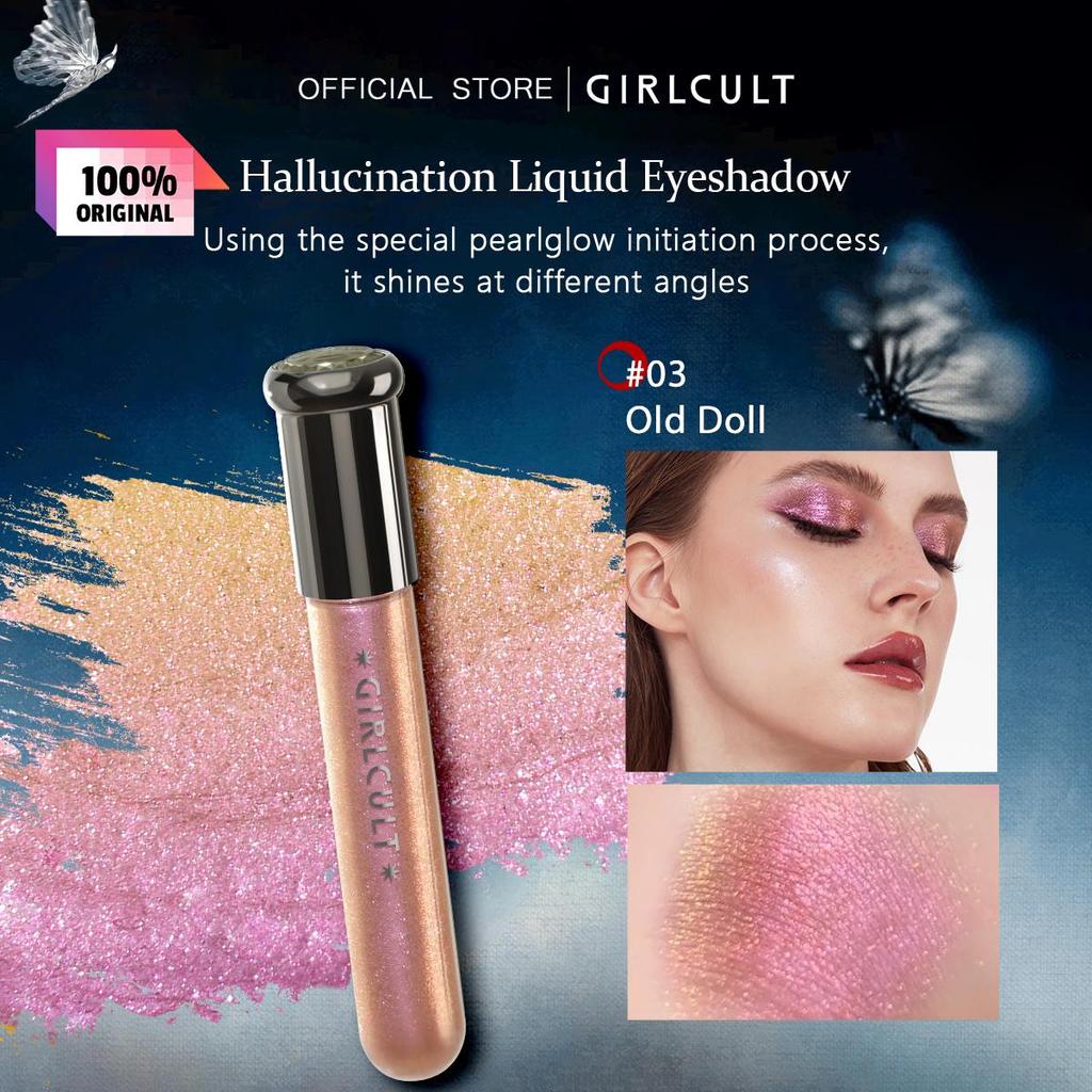 Girlcult Hallucination Liquid Eyeshadow  4ml/0.14fl oz   (3 Color Options)
