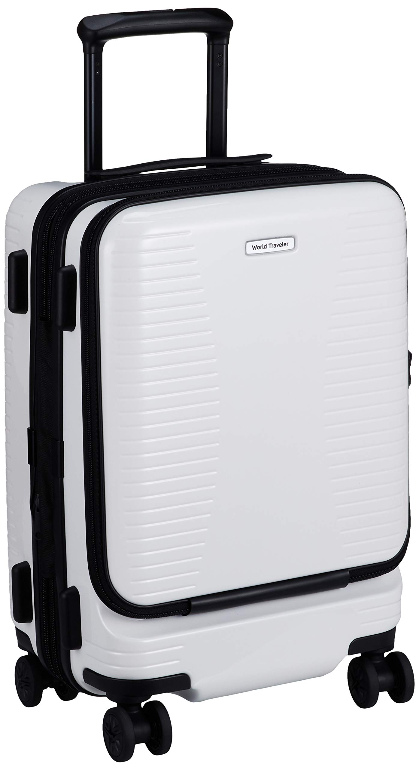 

Валіза Plymouth Розширювана з фіксатором коліс дозволена 35 л Біла [World Traveler] Ручна поклажа 3,7 кг білий