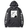 Anime Chainsaw Man Hettegenser Dame Streetwear Langermet Harajuku Genser Topper Gotisk Hettegenser Løse Hettegensere