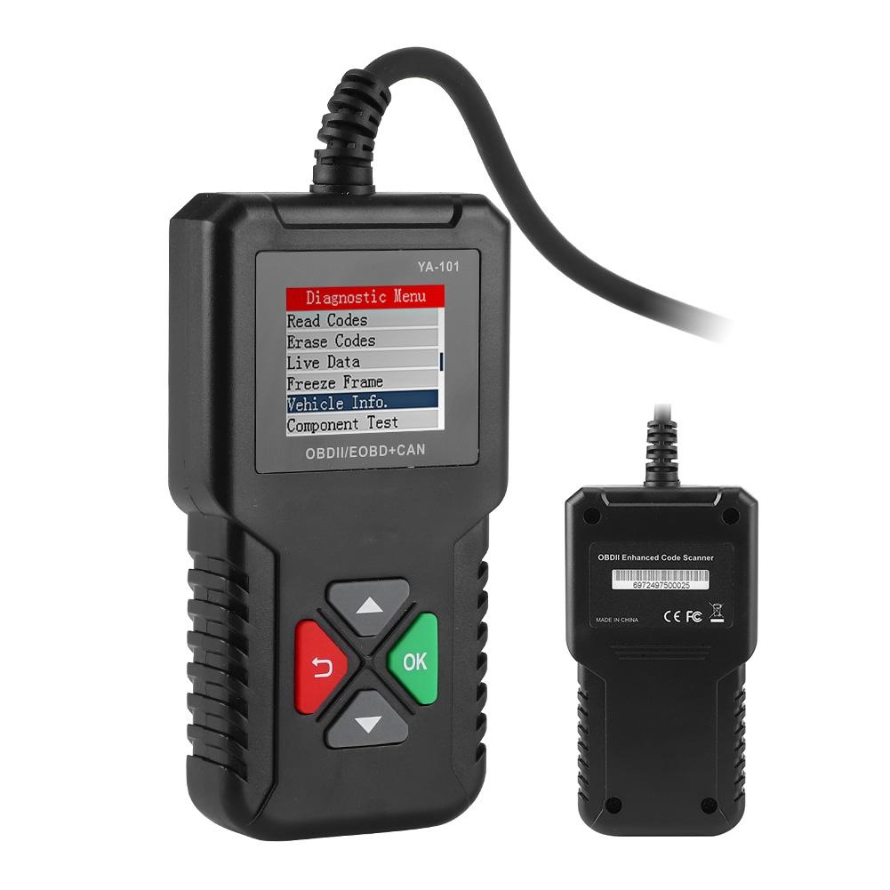 OBDII EOBD Scanner Fault Code Reader Automotive Diagnostic Detector Scan Tool YA101
