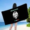 B-BianchiS Fahrradlogo Strandtuch Bunte Handtücher für Mädchen Mikrofaser Schnelltrocknend Sandfrei Strand Yoga Spa Fitnessstudio Pool