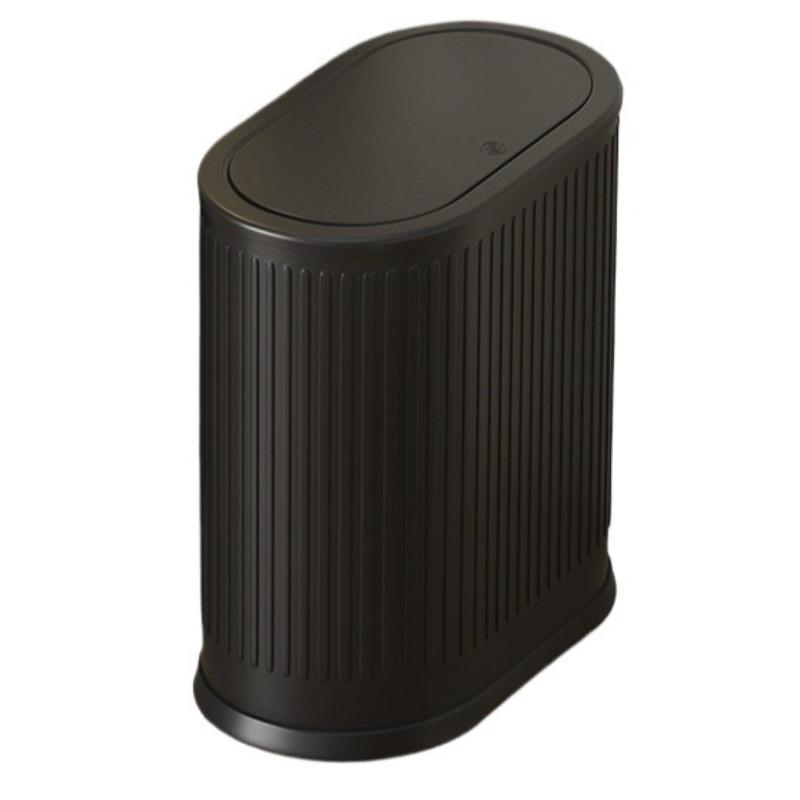 Narrow Trash Can Bathroom Touch Trash Cans Luxury Litter Bins Large Capacity Garbage Buckets with Lid Bathrooms Accessories