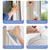 AC-Fensterrahmen-Dichtungsstoff Tragbarer Klimaanlagen-Fensterdichtungsstoff AC-Fensterrahmen-Blenden-Kit Silber Grau