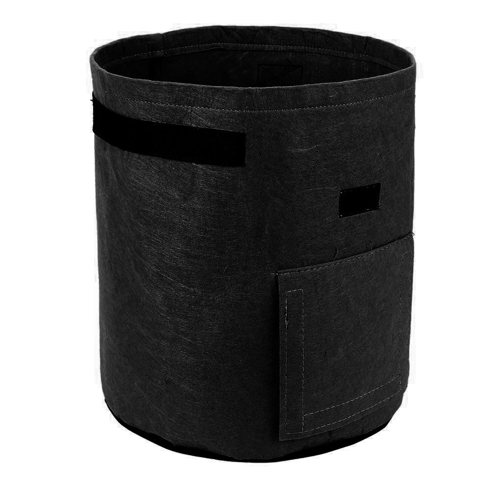 Saci de grădină de 10 galoane pentru flori pentru aerarea legumelor, recipient pentru ghiveci, plante cu fructe, mânere de pungă pentru jardinier