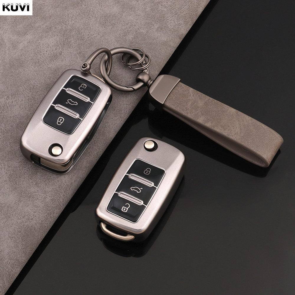 New Tpu Car Key Case Cover Keychain For Vw Volkswagen Polo Tiguan Passat B5 B6 B7 Golf 4 5 6 Mk6 Jetta Lavida For Skoda Octavia