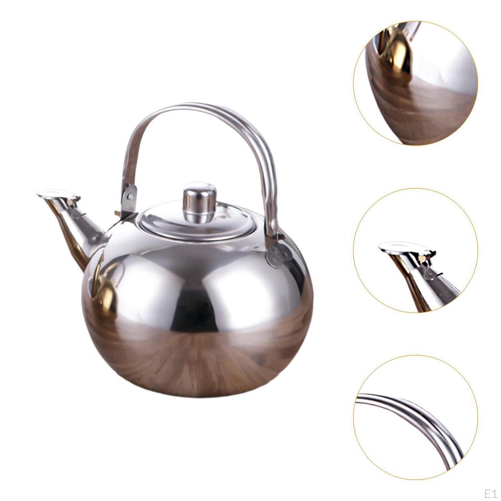 Stainless Steel Tea Kettle,Water Kettle 67oz Teapot with Filter,Water Boiler for Camping Year
