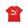 Classics Big Logo Round Neck Short Sleeve T-Shirt Men Tops Red 596535-11