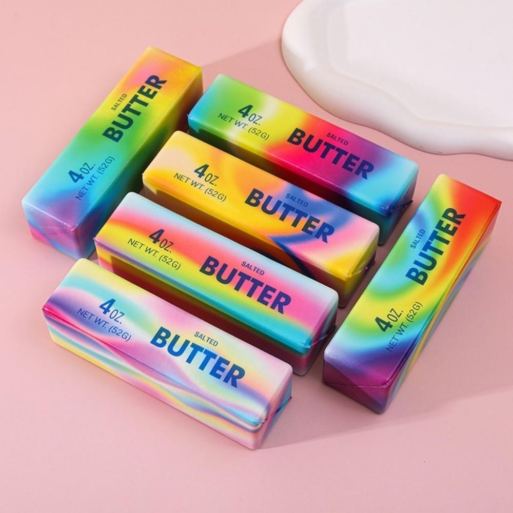 Creative Halloween Squishy Toy Colorful Slow Rebound Butter Stick Halloween Fidget Toy Office