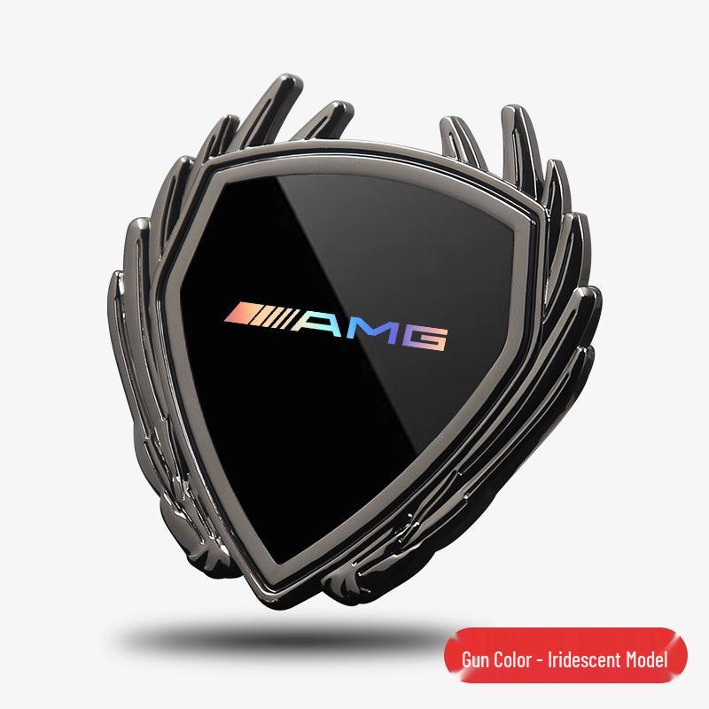 Metal Wing Emblem Sticker for Mercedes GLA35/G45 AMG Car Body Side Window