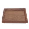 Black Walnut Tray Simple Fashion Serving Tray Serve Tea Fruit Cheese Wine Or Meals Small Square