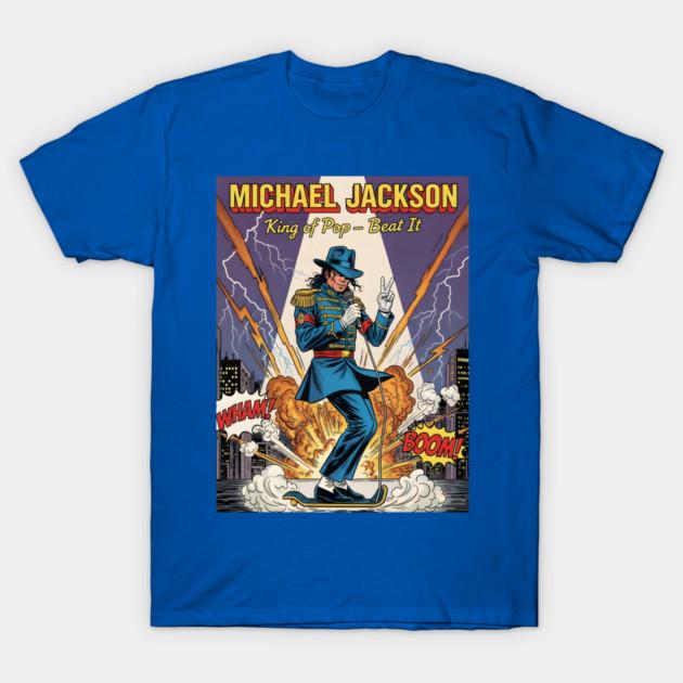 THE KING OF POP Salute To Michael Jackson Poster Graphic Print T-Shirt Men Women Loose Casual Oversized Top Streetwear Harajuku Fashion Summer New Tee