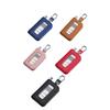 Premium PU Leather Key Fob Holder Business Classical Style 5 Color Choice With Visible Window For Easy Identification