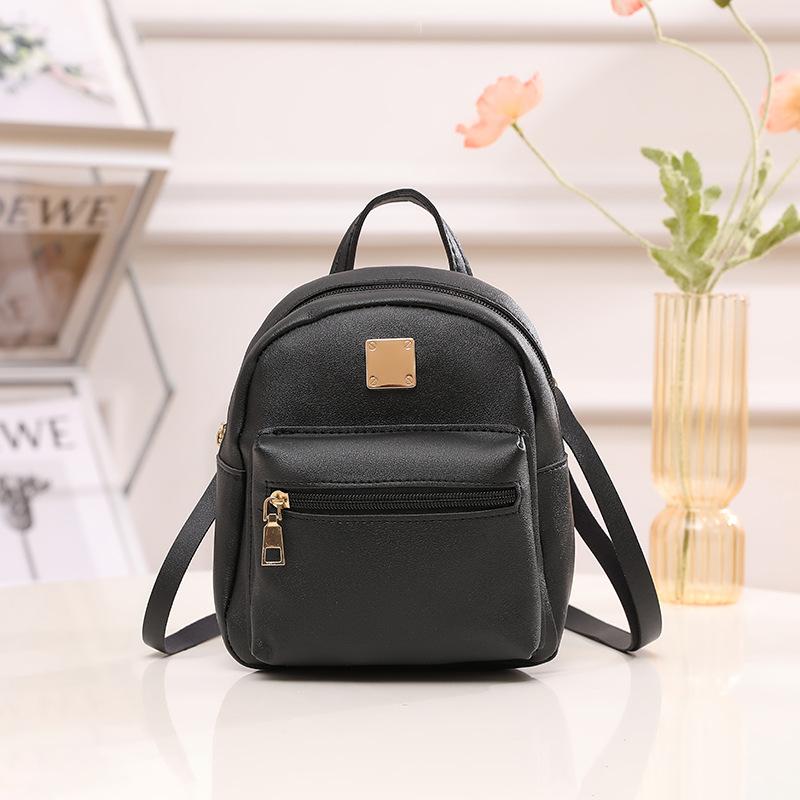 

Backpack, women s new women s backpack, fashionable handbag, trendy simple backpack. чёрный