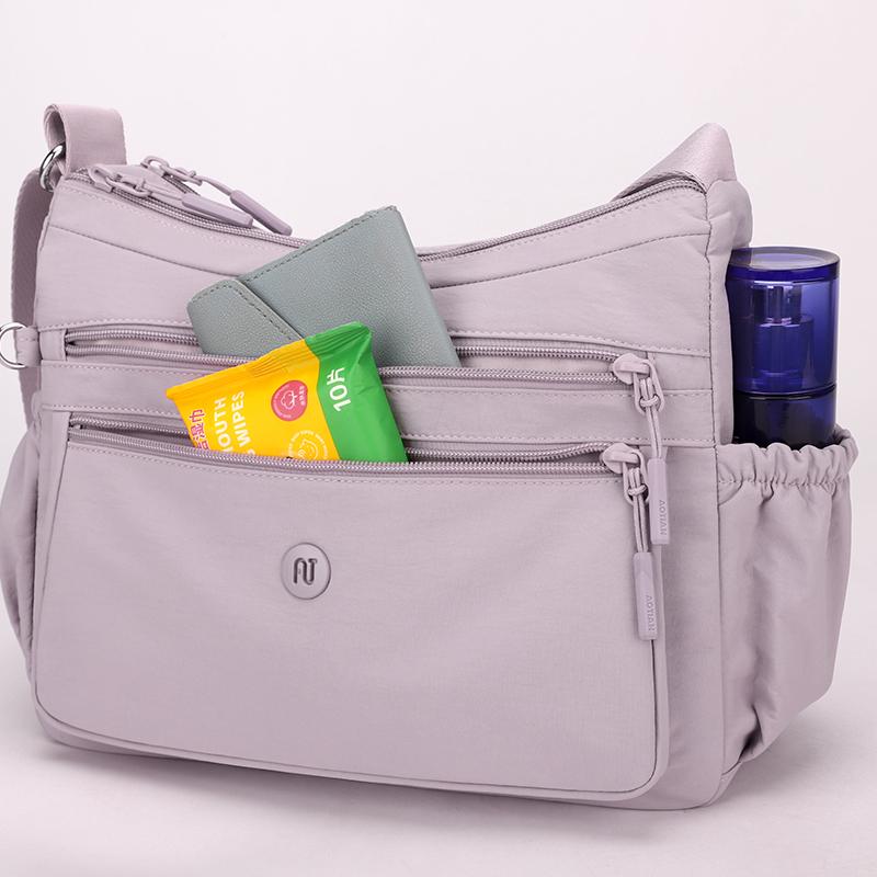 Dámská taška Vícekomorová Cestovní Venkovní Taška přes rameno Crossbody taška