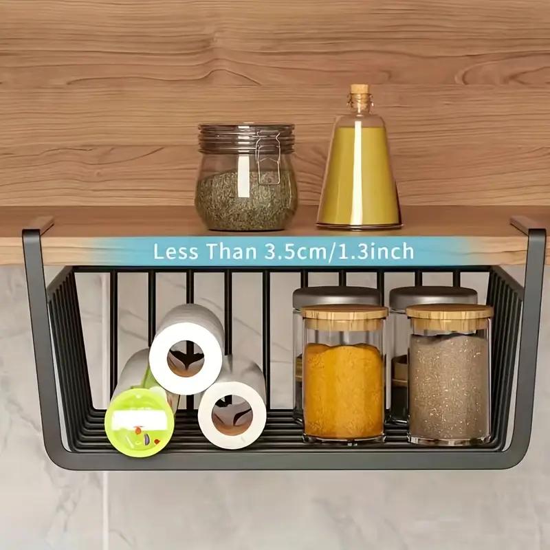 Kitchen Storage Rack Dormitory Storage Tool Hanging Layered Seasoning Hanging Basket Cabinet Hanging Cabinet Hanging Rack