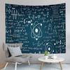 Mathematical Formula Tapestry Education Knowledge Poster Tapestry Art Wall Hanging Home Living Room Bedroom Dorm Tapestries